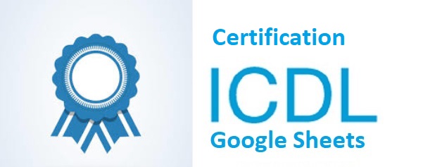 Certification ICDL Google Sheets