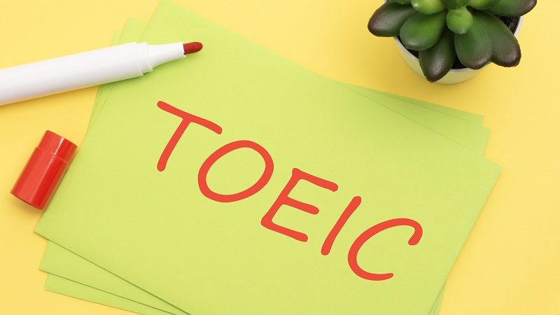 papier texte toeic fond jaune papeterie