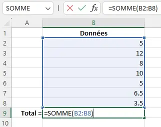 additionner-les-donnees-de-plusieurs-cellules