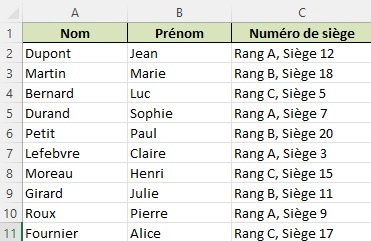 Preparer son fichier de donnees sur Excel